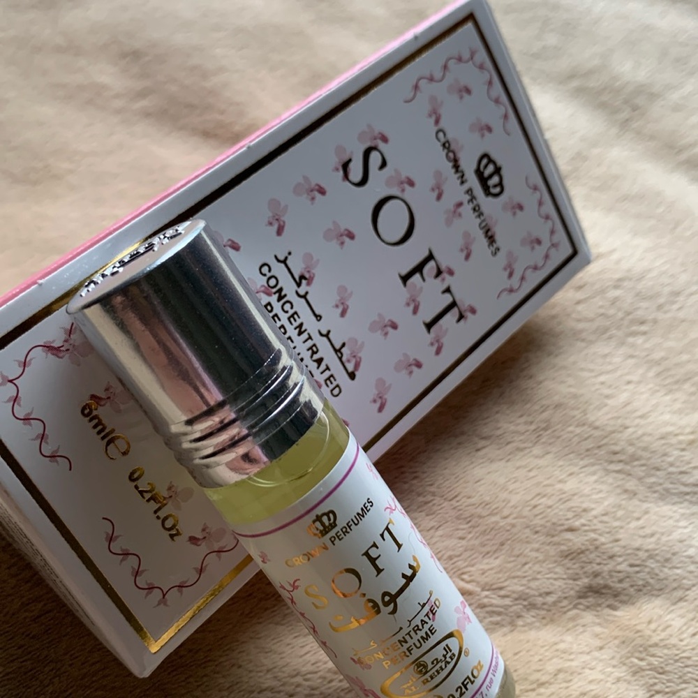 Al Rehab SOFT Concentrated Oil Rollerball Vanilla Marshmallow Lemon 6 Ml/0.20 Oz